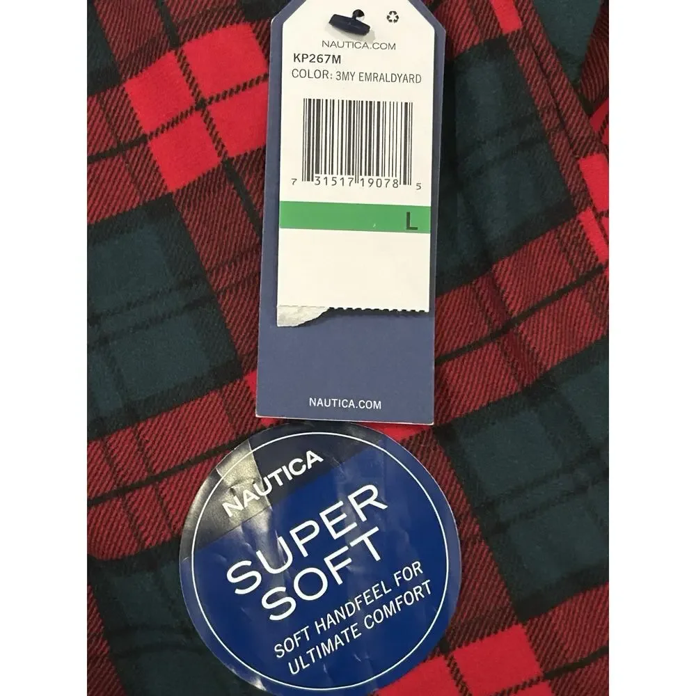 NWT Nautica Super Soft Flannel Pants Men's size L